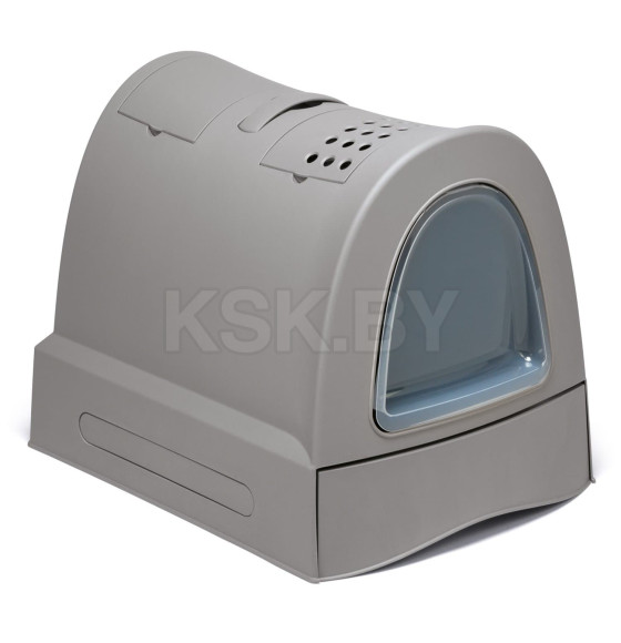Био-туалет для кошек IMAC ZUMA 40х56х42,5h см, серо-бежевый (83480) 