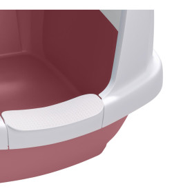 Био-туалет для кошек IMAC MADDY 62х47,5х47,5h см, белый/нежно-розовый