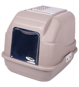 Био-туалет для кошек IMAC EASY CAT 50х40х40h см, серо-бежевый