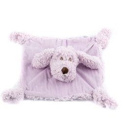 Игрушка AROMADOG Calm для собак Собачка-плед 28 см с пищалкой, сиреневый