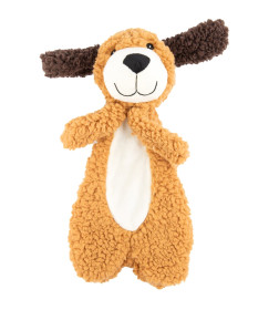 Игрушка AROMADOG Rescue для собак Собачка без наполнителя 30 см с пищалкой, рыжая