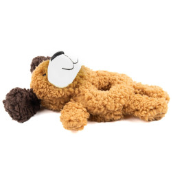 Игрушка AROMADOG Rescue для собак Собачка-кольцо 25 см с пищалкой, рыжая