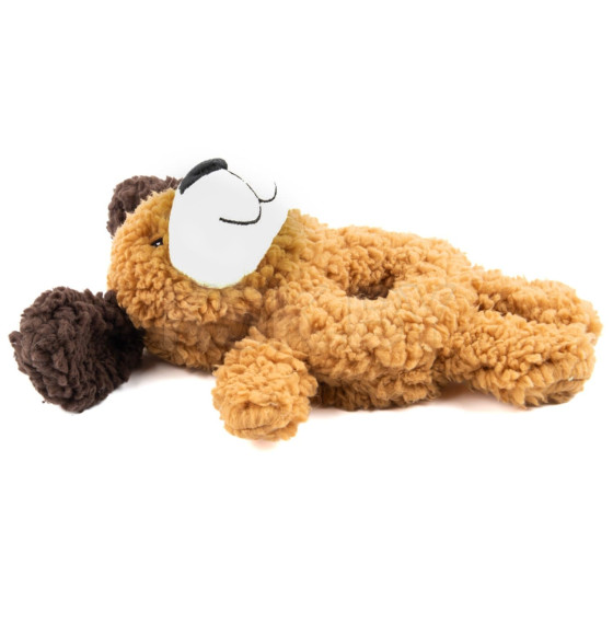 Игрушка AROMADOG Rescue для собак Собачка-кольцо 25 см с пищалкой, рыжая (MPG860687) 