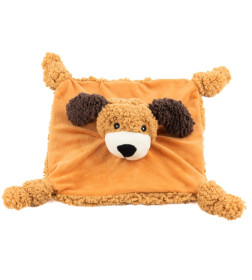 Игрушка AROMADOG Rescue для собак Собачка-плед 30 см с пищалкой, рыжая