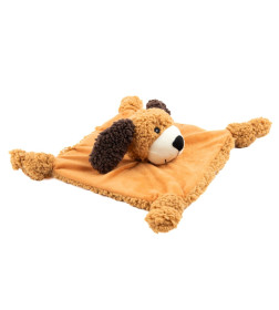 Игрушка AROMADOG Rescue для собак Собачка-плед 30 см с пищалкой, рыжая