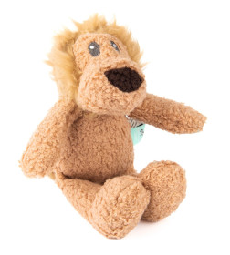 Игрушка Tufflove для собак Лев 20 см бежевый