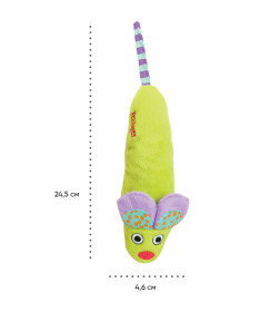 Игрушка Catstages для кошек "Мышка плюш" c кошачьей мятой 20 см