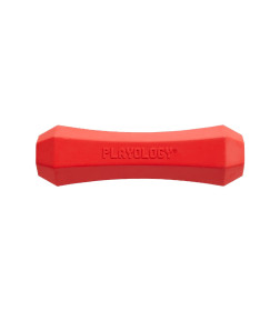 Жевательная палочка Playology SQUEAKY CHEW STICK для собак средних пород с ароматом говядины, средняя, цвет красный