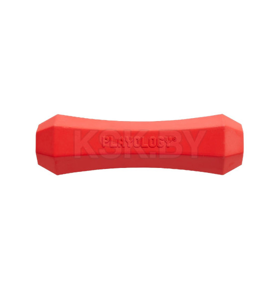 Жевательная палочка Playology SQUEAKY CHEW STICK для собак средних пород с ароматом говядины, средняя, цвет красный (P3000874) 
