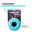 Жевательное кольцо-многогранник Playology CHANNEL CHEW RING для собак средних и крупных пород с ароматом арахиса, цвет голубой (P33302) 