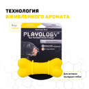 Двухслойная жевательная косточка Playology DUAL LAYER BONE для собак средних и крупных пород с ароматом курицы, большая, цвет желт (P300745) 