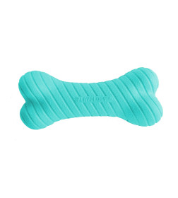 Двухслойная жевательная косточка Playology DUAL LAYER BONE для собак средних и крупных пород с ароматом арахиса, большая, цвет гол