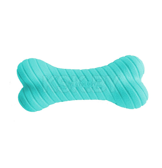 Двухслойная жевательная косточка Playology DUAL LAYER BONE для собак средних и крупных пород с ароматом арахиса, большая, цвет гол (P3000806) 