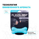 Двухслойная жевательная косточка Playology DUAL LAYER BONE для собак средних и крупных пород с ароматом арахиса, большая, цвет гол (P3000806) 