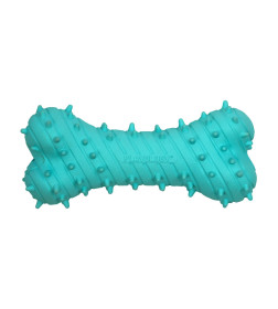 Дентальная жевательная косточка Playology PUPPY TEETHING BONE для щенков 4-8 месяцев с ароматом арахиса, цвет голубой