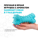 Дентальная жевательная косточка Playology PUPPY TEETHING BONE для щенков 4-8 месяцев с ароматом арахиса, цвет голубой (P33362) 