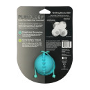 Дентальный жевательный тройной мяч Playology  SQUEAKY BOUNCE BALL для щенков 4-8 месяцев с ароматом арахиса, цвет голубой (P33365) 