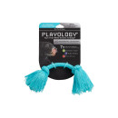 Жевательный канат Playology DRI-TECH ROPE для собак мелких пород с ароматом арахиса, маленький, цвет голубой (P3000818) 
