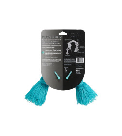 Жевательный канат Playology DRI-TECH ROPE для собак мелких пород с ароматом арахиса, маленький, цвет голубой