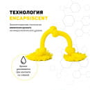 Жевательный канат Playology DRI-TECH ROPE для собак средних и крупных пород с ароматом курицы, большой, цвет желтый (P300763) 
