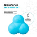 Жевательный тройной мяч Playology SQUEAKY BOUNCE BALL для собак средних и крупных пород с пищалкой и с ароматом арахиса, цвет голу (P33296) 