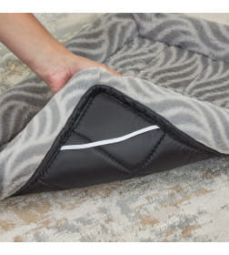 Лежанка MidWest Deluxe Wave Bed для собак и кошек меховая 41х30х6,5 см, серая