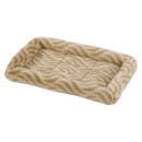 Лежанка MidWest Deluxe Wave Bed для собак и кошек меховая 41х30х6,5 см, цвет песочный (MID027911) 