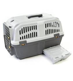 Переноска MPS SKUDO CAT TRAVEL 60x40x39см с лотком для наполнителя серая
