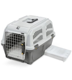 Переноска MPS SKUDO CAT TRAVEL 60x40x39см с лотком для наполнителя серая
