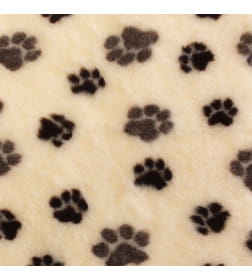 Коврик меховой ProFleece 1х1,6 м сливки/шоколад