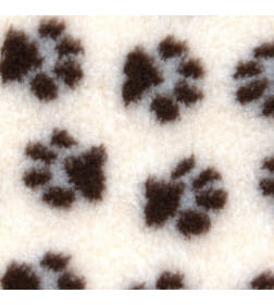 Коврик меховой ProFleece 1х1,6 м сливки/шоколад