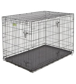 Клетка MidWest iCrate для собак 122х76х84h см, 2 двери, черная