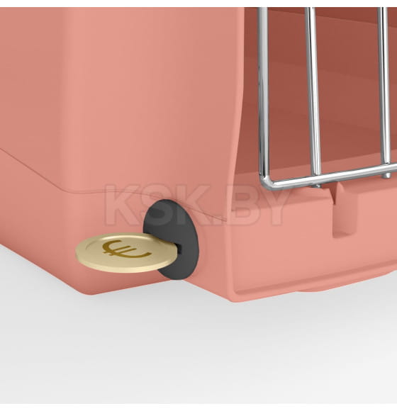 Переноска IMAC LINUS 2ND LIFE для кошек и собак 52,5х32х34,5см цвет коралловый (80449R) 
