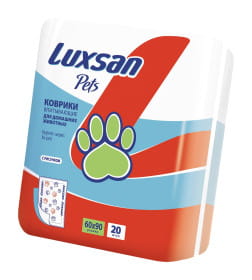 Коврики (пеленки) LUXSAN Premium для животных 60х90, 20 шт
