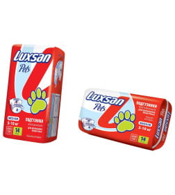 Подгузники LUXSAN Premium для животных M 5-10 кг, 14 шт