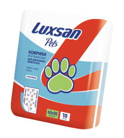 Коврики (пеленки) LUXSAN Premium для животных 60х90, 10 шт