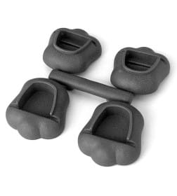 Лежанка MPS STRAKA 77 для кошек и собак пластиковая 93х67х27см антрацит (33024)