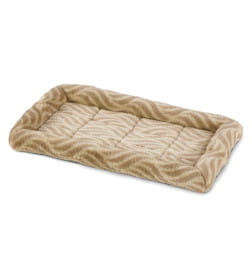 Лежанка MidWest Deluxe Wave Bed для собак и кошек меховая 51х31,5х6,5 см, цвет песочный