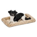 Лежанка MidWest Deluxe Wave Bed для собак и кошек меховая 51х31,5х6,5 см, цвет песочный (MID027928) 