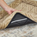 Лежанка MidWest Deluxe Wave Bed для собак и кошек меховая 70,5х53х7,5 см, цвет песочный (MID027942) 