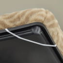 Лежанка MidWest Deluxe Wave Bed для собак и кошек меховая 70,5х53х7,5 см, цвет песочный (MID027942) 