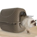 Био-туалет для кошек BAMA PET PRIVE 42х50,5х39,6h см, коричневый (19120) 