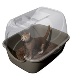 Био-туалет для кошек BAMA PET PRIVE 42х50,5х39,6h см, коричневый