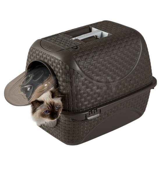Био-туалет для кошек BAMA PET PRIVE 42х50,5х39,6h см, коричневый (19120) 