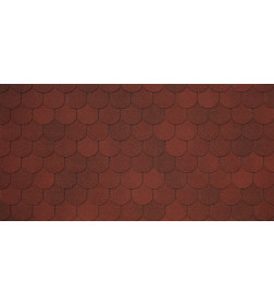 Битумная черепица TEGOLA COMFORT ASSISI Sangiovese 400 (Санджовезе), (2,9м2)