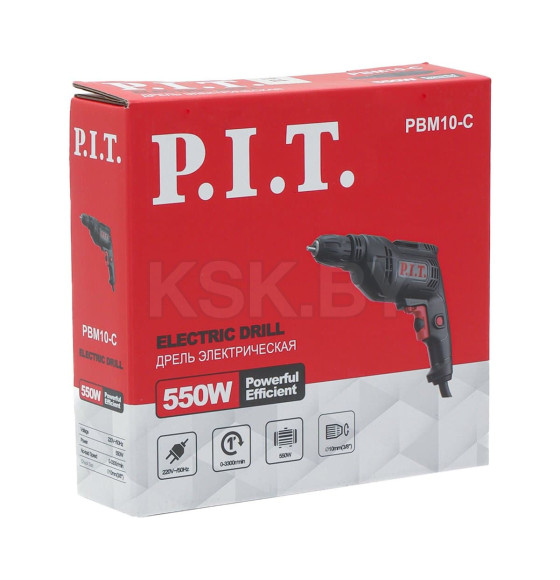 Дрель P.I.T. PBM10-C БЗП (PBM10-C БЗП) 