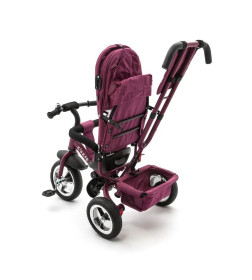 Велосипед 3-х колесный ZIGZAG CLASSIC 10"/8" 5588 Бордовый