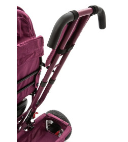 Велосипед 3-х колесный ZIGZAG CLASSIC 10"/8" 5588 Бордовый