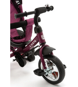 Велосипед 3-х колесный ZIGZAG CLASSIC 10"/8" 5588 Бордовый