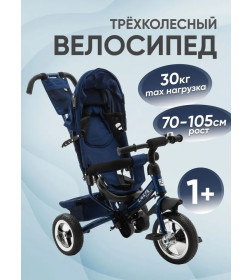 Велосипед 3-х колесный ZIGZAG CLASSIC 10"/8" 5588 Синий